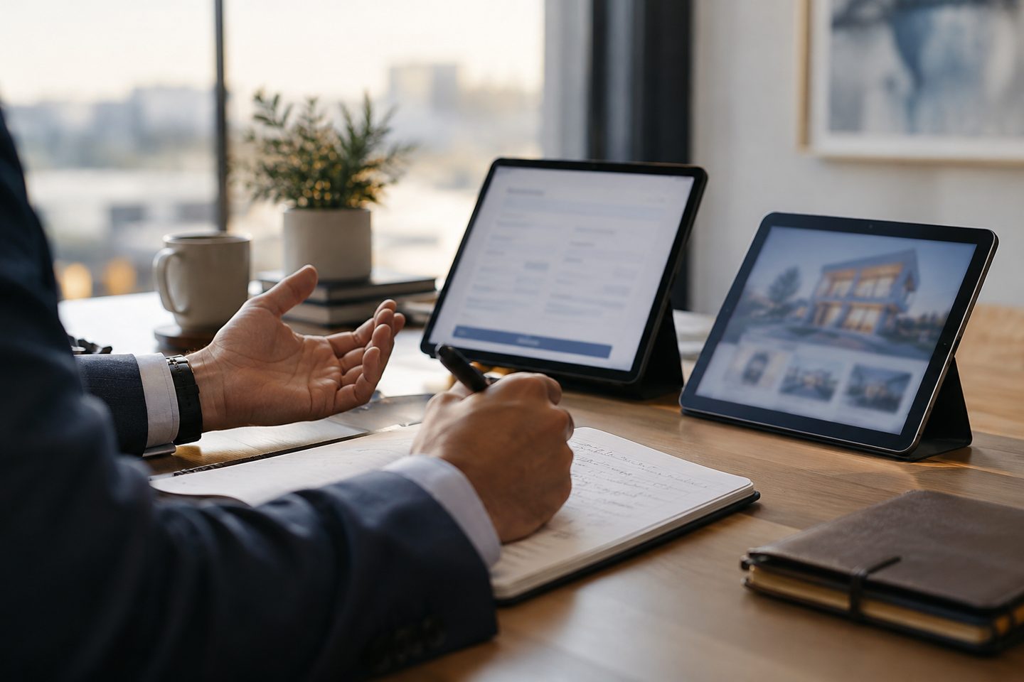 Cena ilustrativa sobre formulário da Meta ou do site: qual lead chega melhor ao comercial?